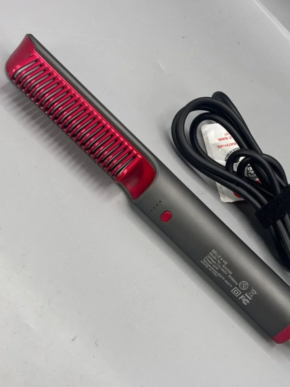 Belle A Vie Professional Infrared Styling Comb Straightener BAV058 Pre-owned